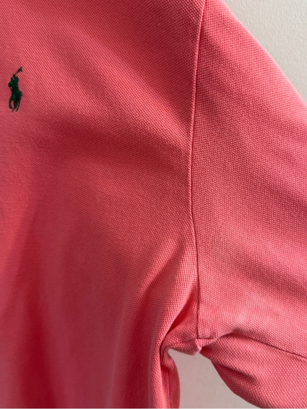 Polo Ralph Lauren Classic Pink Pique Polo Shirt L - Picture 8 of 8